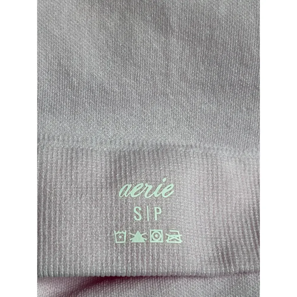 aerie Cropped Tank / Bra Top (Pink) - Size Small